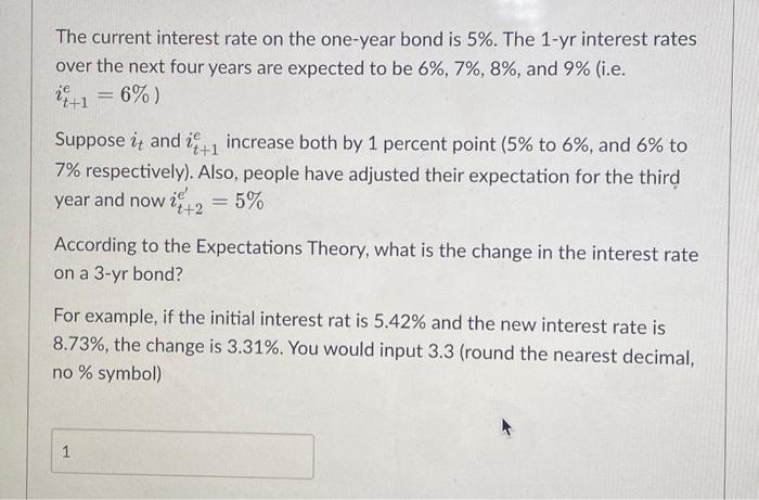 the interest rate a company pays on 1-year 5-year