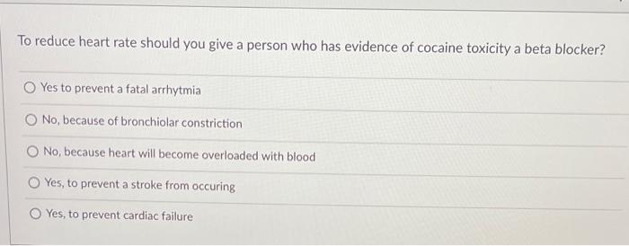 Solved XF is a 22 year oid man who was brought into the ER | Chegg.com