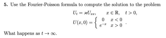 Solved 5. Use the Fourier-Poisson formula to compute the | Chegg.com