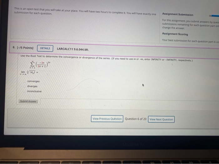 Solved This is an open test that you will take at your | Chegg.com