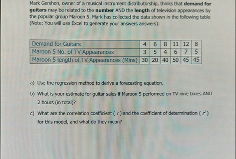Solved Step by step explanation please on excel | Chegg.com