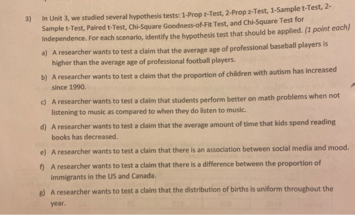 3 hypothesis tests