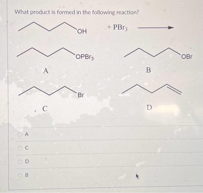 Solved Which product will be the dominant product in the | Chegg.com