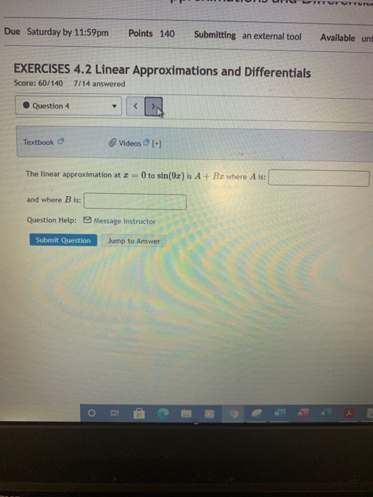Solved Due Saturday by 11:59pm Points 140 Submitting an | Chegg.com