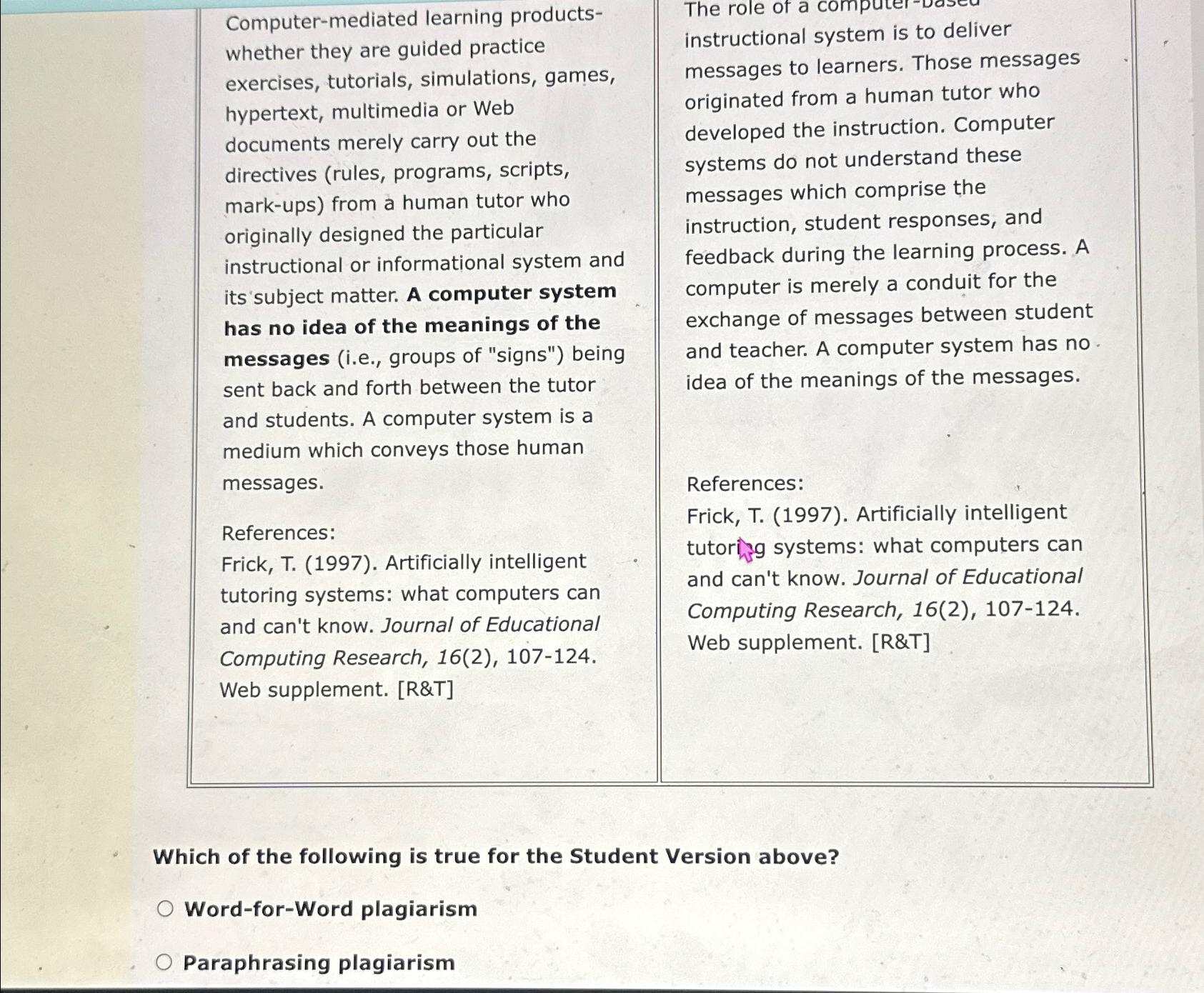 Solved Computermediated learning productswhether they are