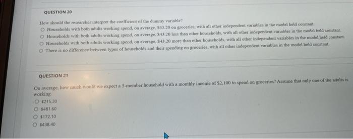 Solved QUESTION 19 TTTH THE NEXT THREE QUESTIONS ARE BASED | Chegg.com
