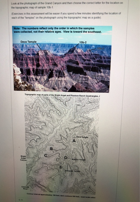 Solved Look at the photograph of the Grand Canyon and then | Chegg.com
