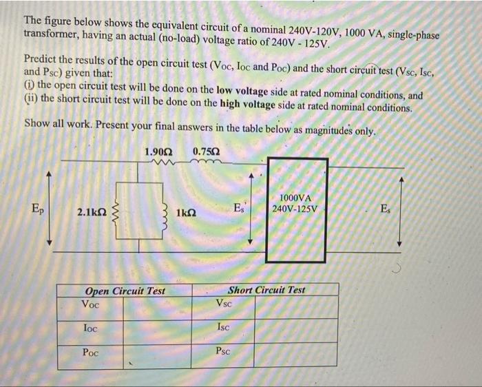 Solved The figure below shows the equivalent circuit of a | Chegg.com