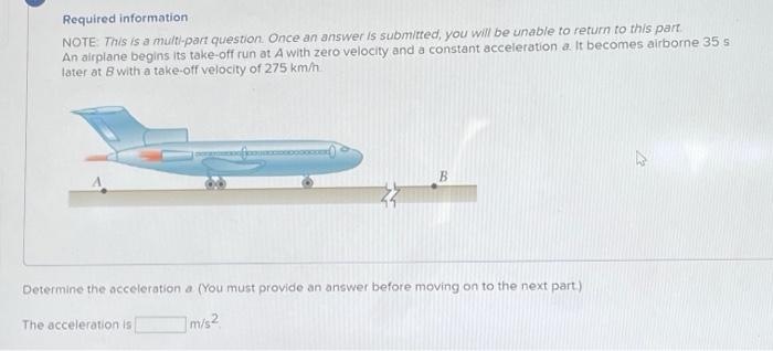 Solved Required information NOTE: This is a mult-part | Chegg.com