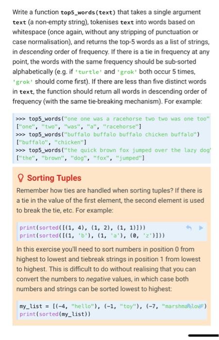 Solved Write a function repeat_word_count (text, n ) that | Chegg.com