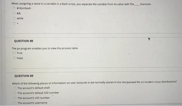 Solved character. When assigning a value to a variable in a | Chegg.com