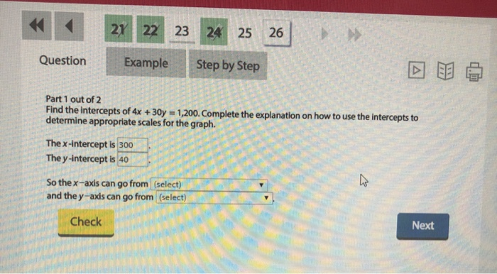 Solved 4 27 22 23 24 25 26 Question Example Step by Step | Chegg.com