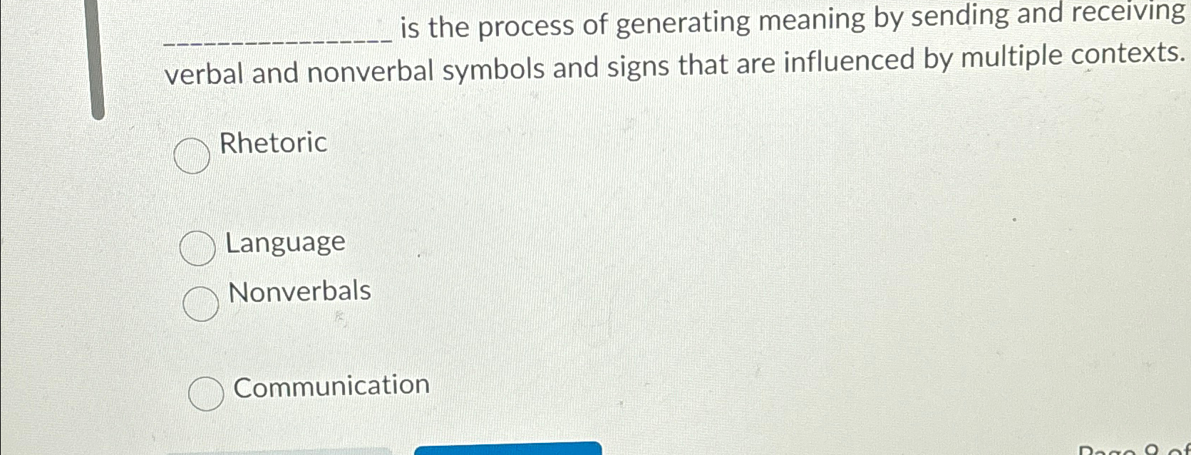 solved-is-the-process-of-generating-meaning-by-sending-and-chegg