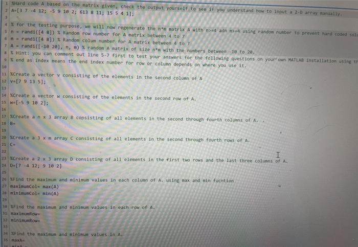 Solved Write a MATLAB program that will Type the following Chegg