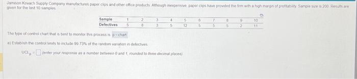 Solved The type of contol chant that is teest to monitor the | Chegg.com