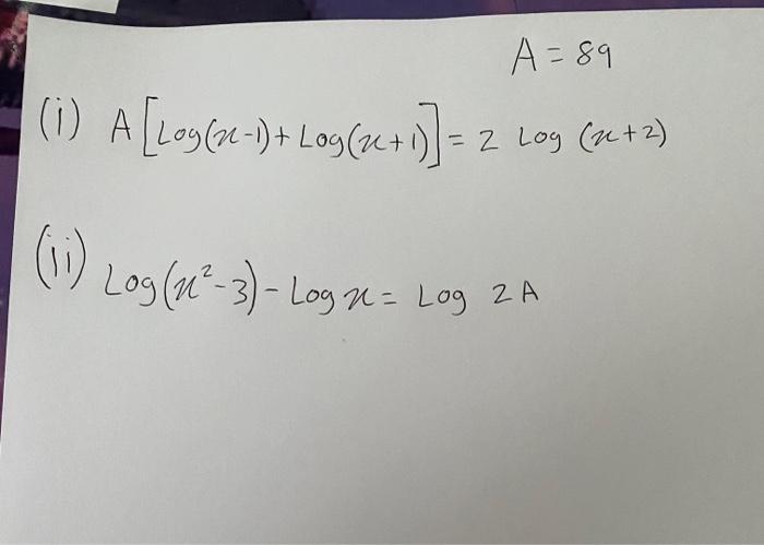 integration of 1 x log x 2 3 log x 4 dx