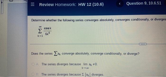 Solved 3 ( = Review Homework: HW 12 (10.6) Question 9, | Chegg.com