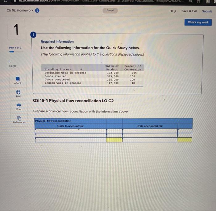 Solved 6253A%. Ch 16: Homework Seved Help Save & Exit Submit | Chegg.com