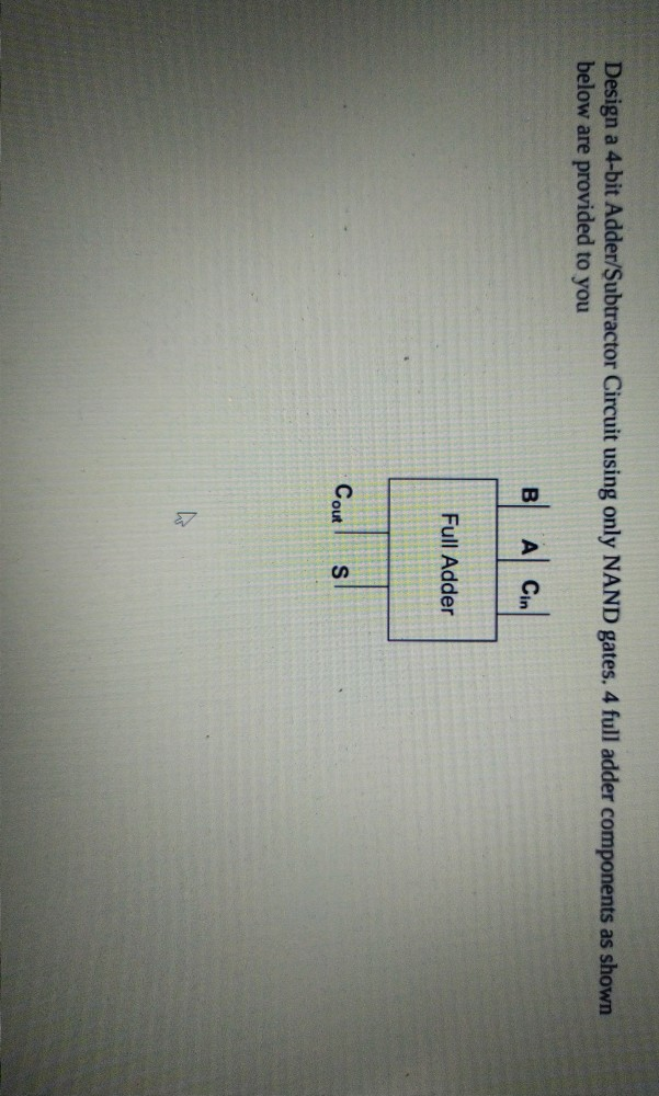 design 4 bit adder circuit using gates