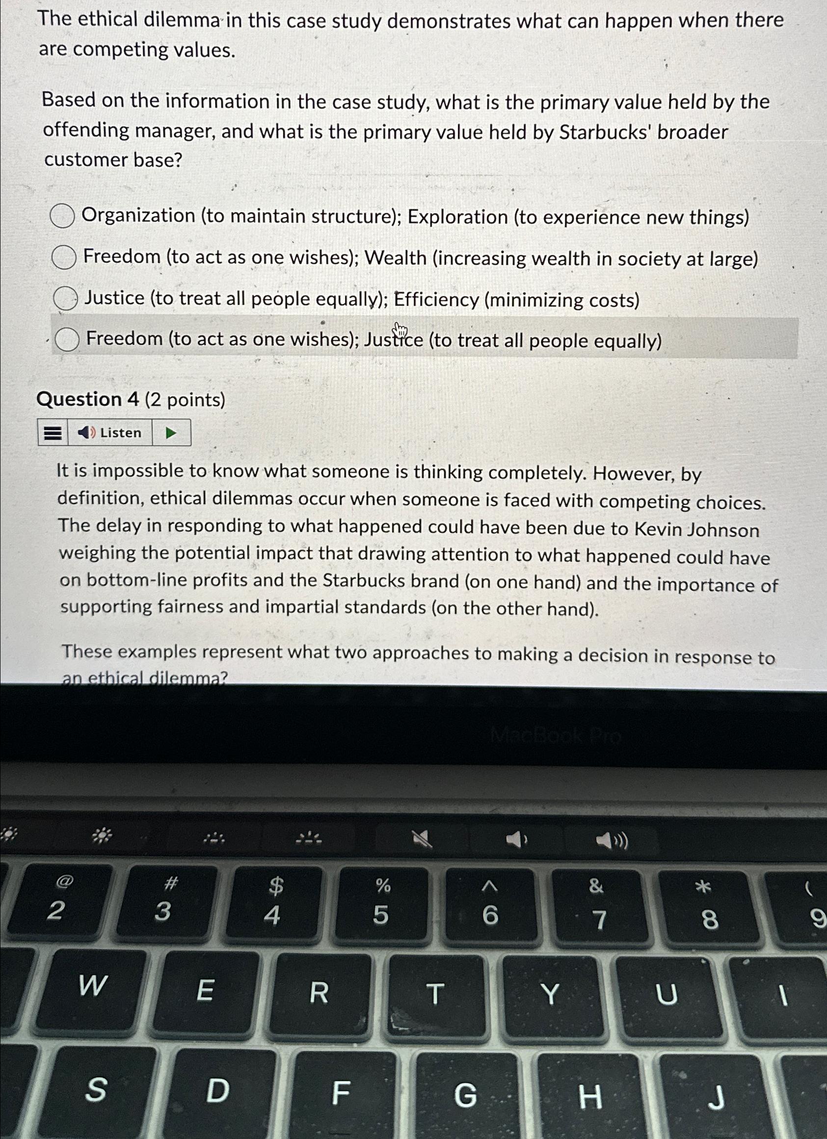 ethical dilemma solved case study