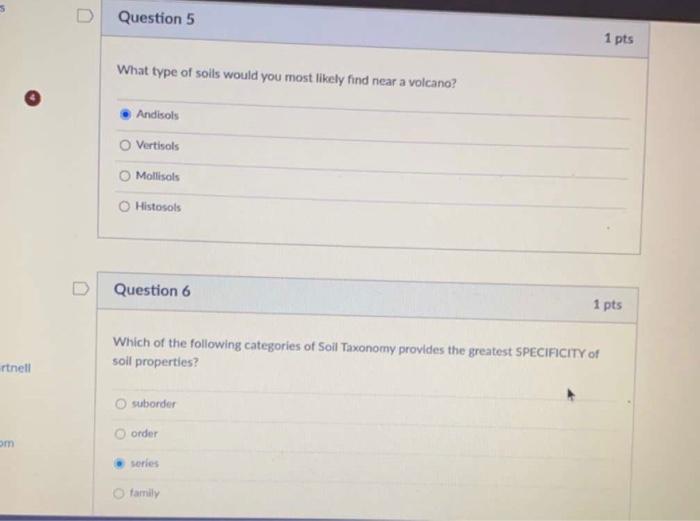 Solved MECHANICAL weathering processes result in the