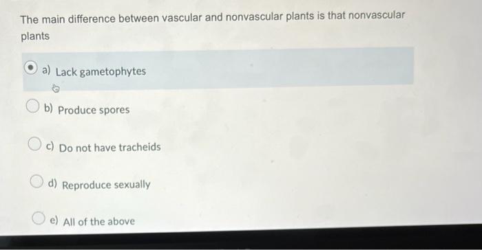 Solved Which Statement About The Alternation Of Generations 