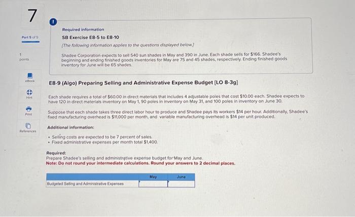 Solved Required information SB Exercise E8-5 to E8-10 The | Chegg.com