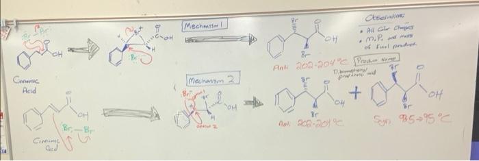 Solved 3. Above you will see two proposed mechanisms for the | Chegg.com