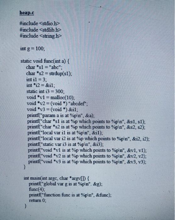 Solved global var g is at 00404004 param a is at 0061FF10 | Chegg.com