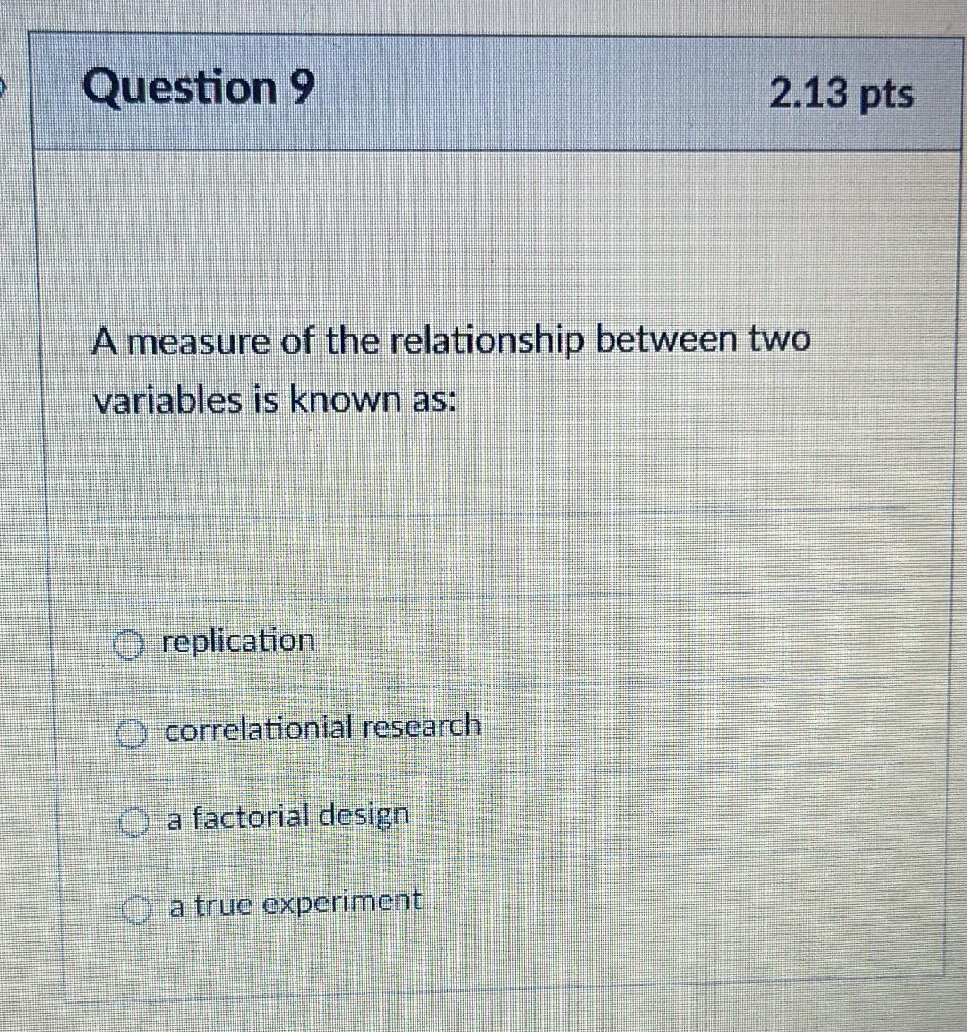 A measure of the relationship between two variables | Chegg.com