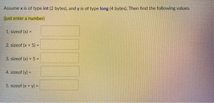 assume-x-is-of-type-int-2-bytes-and-y-is-of-type-long-4-bytes-then