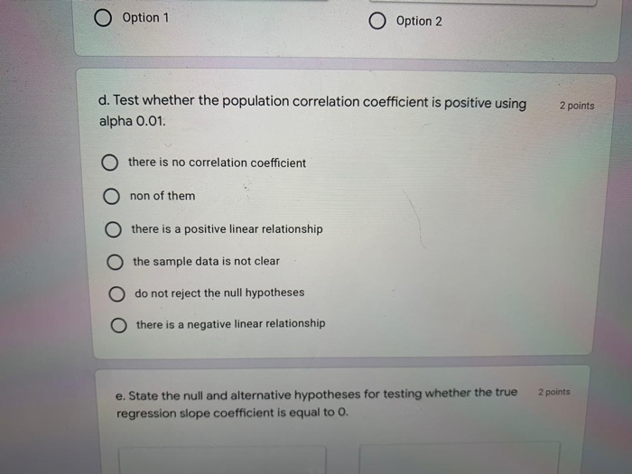 Solved 1. You are given the following sample data for | Chegg.com