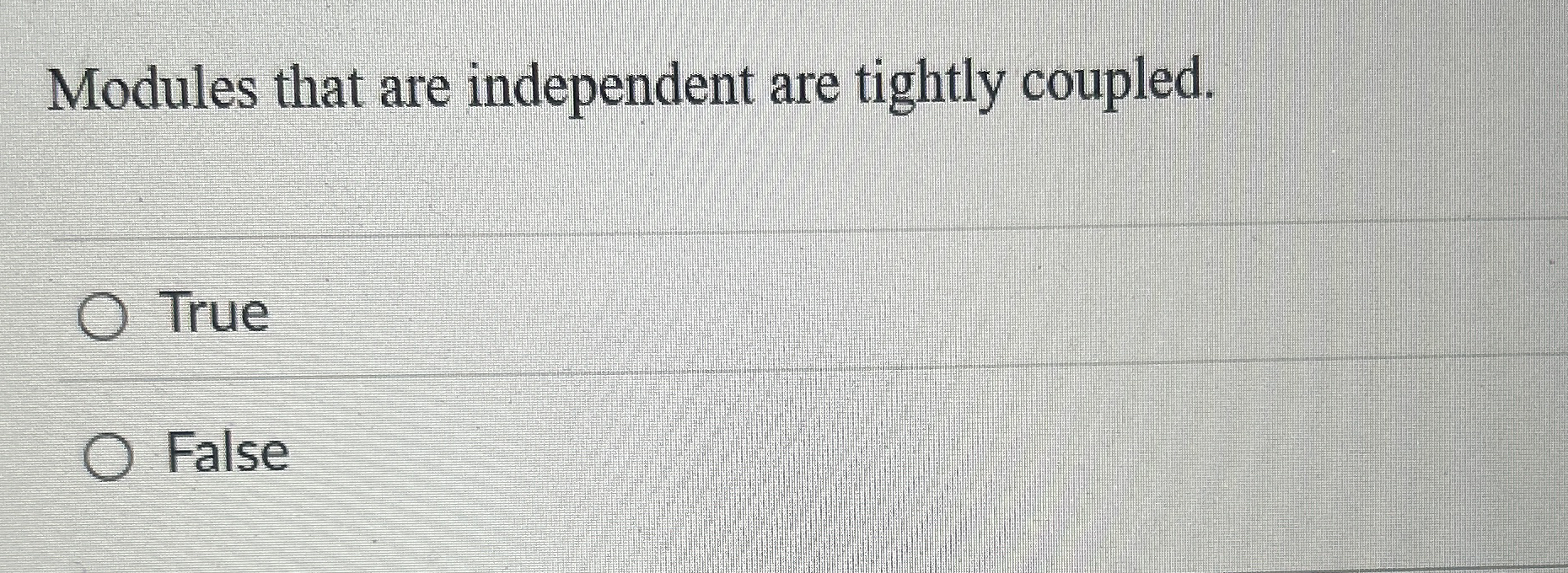 Solved Modules that are independent are tightly | Chegg.com