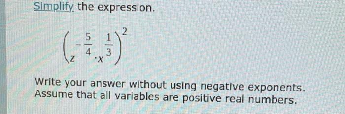 solved-simplify-the-expression-1-write-your-answer-chegg