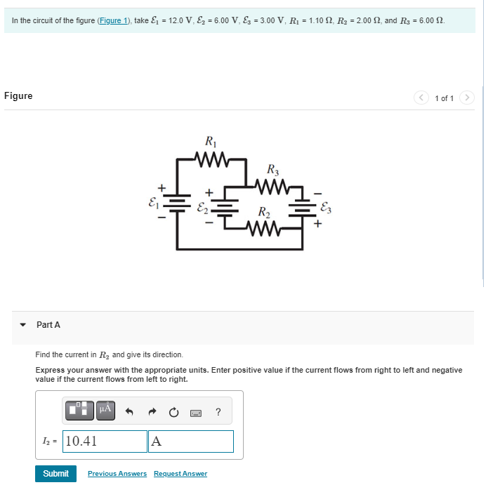 Solved In ﻿the circuit of ﻿the figure (Figure 1), ﻿take E1 | Chegg.com