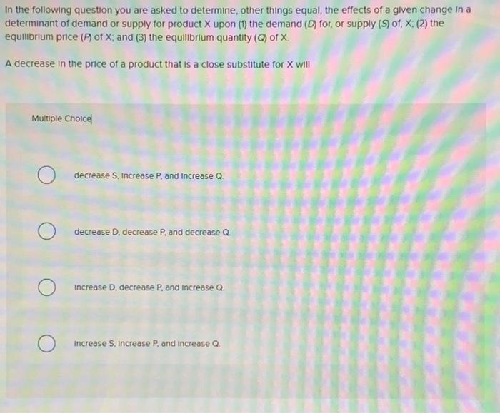 Solved In the following question you are asked to determine, | Chegg.com