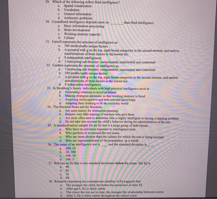 Solved 29. Which of the following reflect fluid | Chegg.com