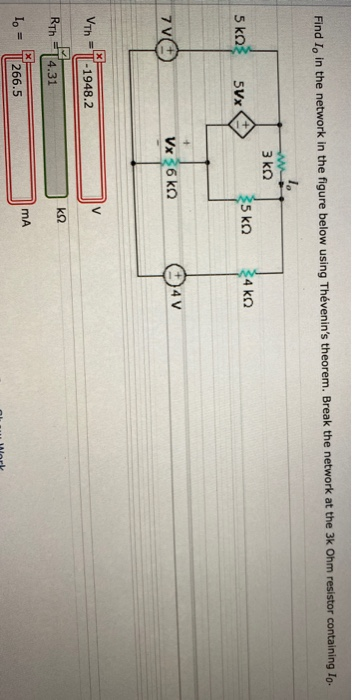 Solved Find 1, in the network in the figure below using | Chegg.com