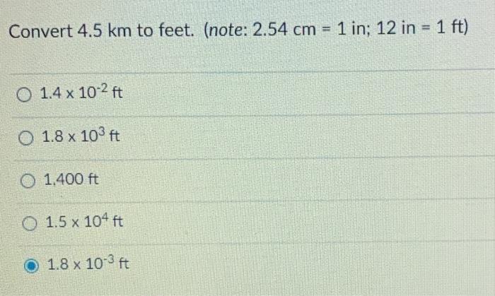 Cm to 1.5 feet 1 Feet