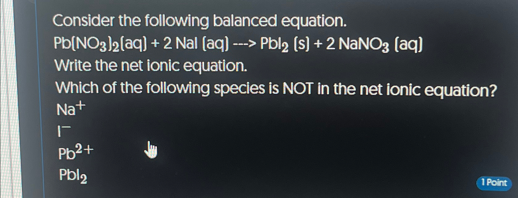 Solved Consider the following balanced | Chegg.com