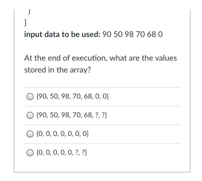 Solved Use the following Java code and input data to answer | Chegg.com
