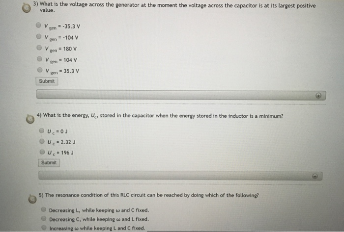 Solved An AC generator provides power for the circuit shown | Chegg.com