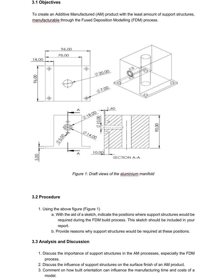 Solved 3.1 Objectives To create an Additive Manufactured | Chegg.com