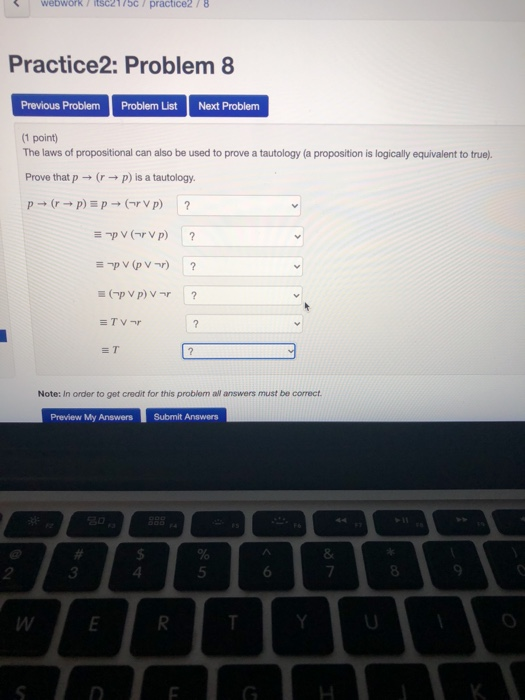Solved webwork/itsc21/50 / practice2 / 8 Practice2: Problem | Chegg.com