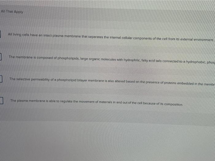 Solved Select all of the following that are characteristics | Chegg.com