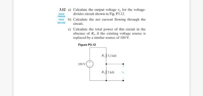 Solved 3.32 For the circuit in Fig. P3.32, calculate i1 and | Chegg.com