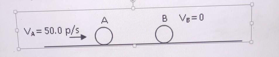 Solved A direct collision is shown in the figure. The balls | Chegg.com