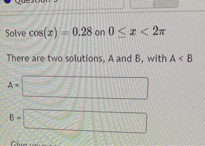 Solved Solve sin(x)=−0.8 on 0≤x