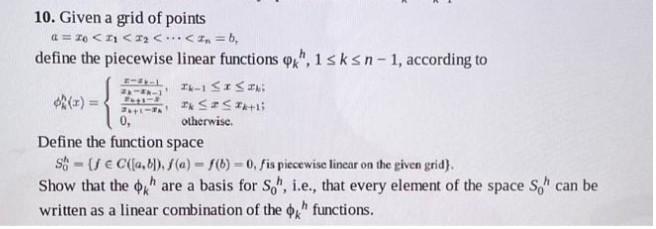 Solved E-EL 1- 10. Given a grid of points a = to | Chegg.com