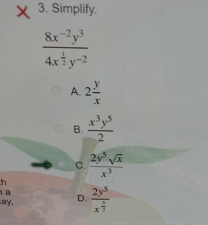 Solved I can't figure out why my answer is wrong. I chose | Chegg.com